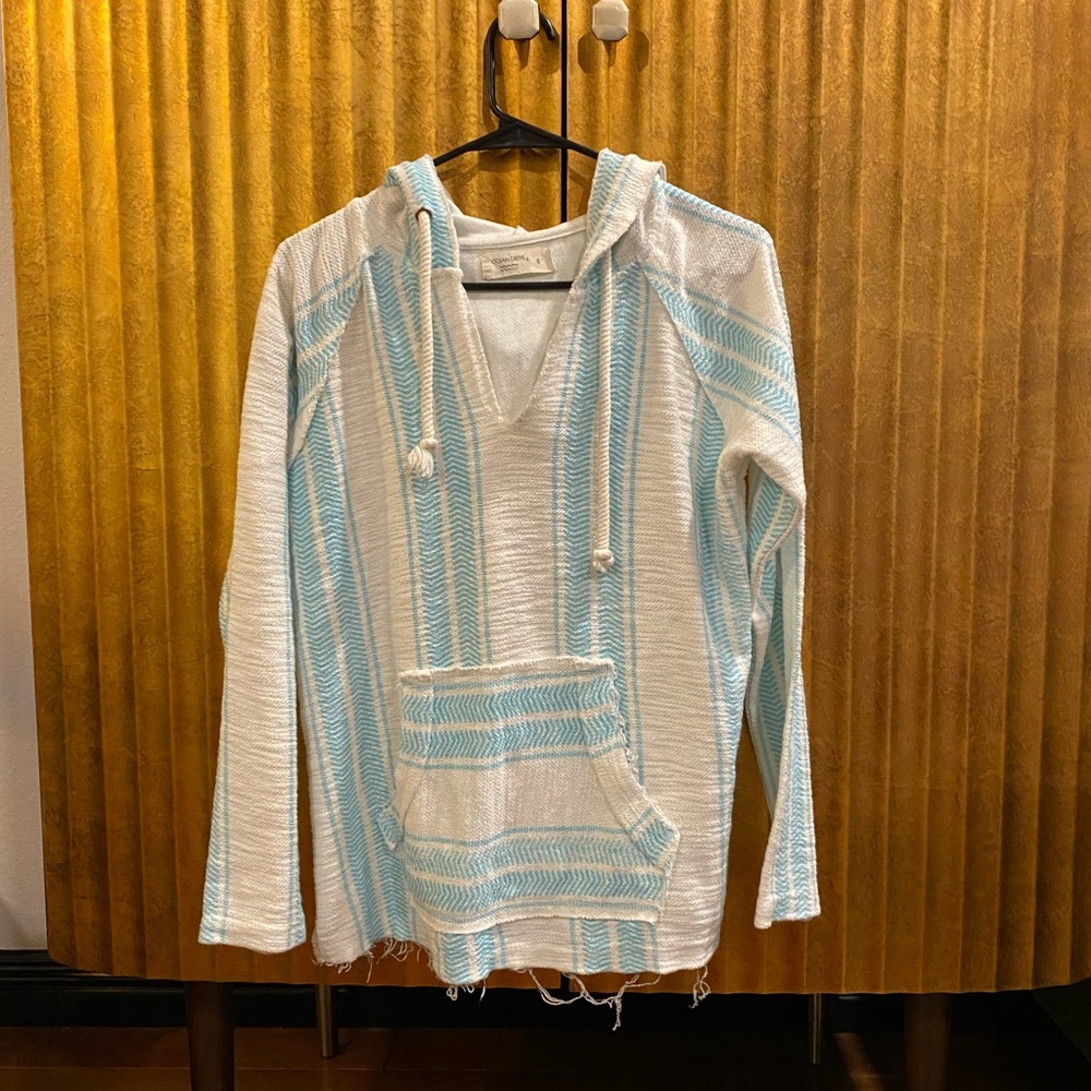 Ocean Drive Lightweight Turquoise Summer Poncho!